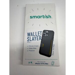 Smartish Wallet Slayer Vol 1 iPhone 14 Pro Max Case BlackTie Affair VT22PX-BLACK